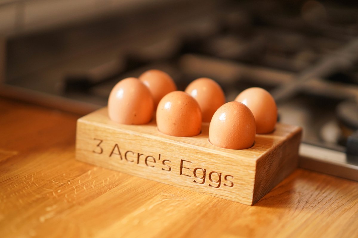 Solid Oak Egg Holder - Image 5