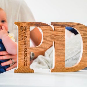 Personalised Oak Letters